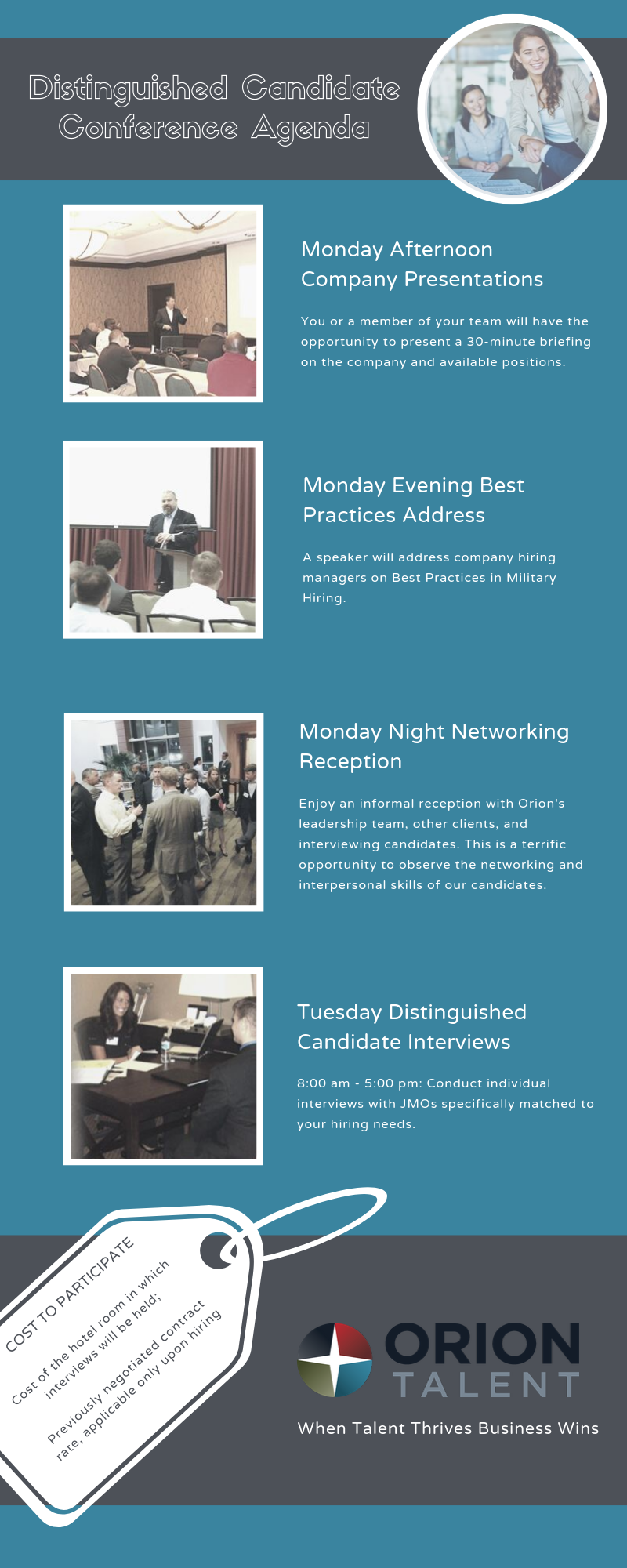 Distinguished Candidate Conference Agenda Distinguished Candidate Conference Agenda